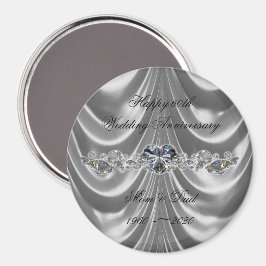 60周年記念結婚ダイヤモンドハート マグネット