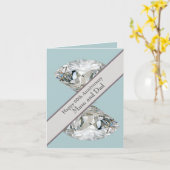 60周年記念結婚ダイヤモンド カード (黄色い花)