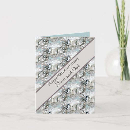 60周年記念結婚ダイヤモンド カード (正面)