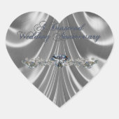 60周年記念結婚ダイヤモンド ハートシール (正面)