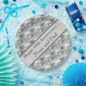 60周年記念結婚ダイヤモンド ペーパープレート (パーティー)