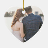 60周年記念結婚ダイヤモンドPHOTOギフト セラミックオーナメント (裏面)