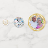 60周年記念結婚テーブル装飾アイディア コンフェッティ (裏面)