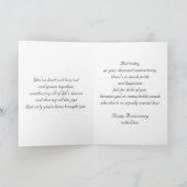 60周年記念結婚レッドローズ カード (内部)