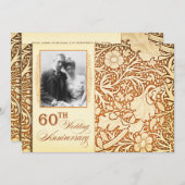 60周年記念結婚式　写真招待状 招待状 (正面/裏面)
