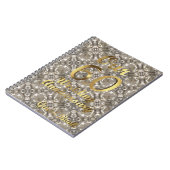 60周年記念結婚本金ゴールドダイヤモンド ノートブック (左側)