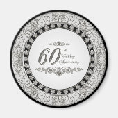 60周年記念結婚磁石 マグネット (正面)