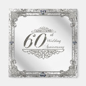 60周年記念結婚磁石 マグネット (正面)