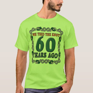 60周年記念結婚贈り Tシャツ