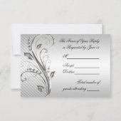 60周年記念結婚RSVPカード 出欠カード (裏面)