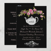 60周年記念茶会へのご招待 招待状 (正面/裏面)