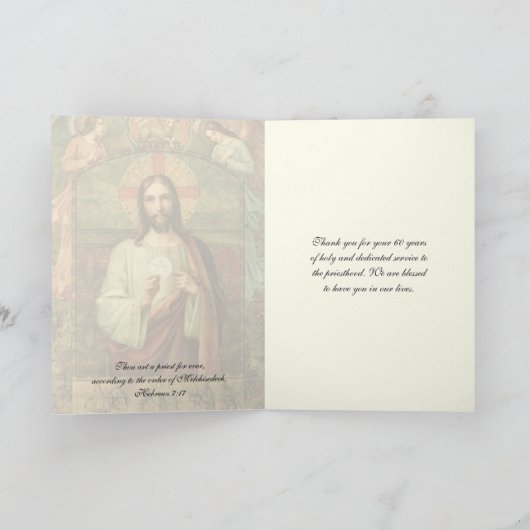 60周年記念 カード (内部)