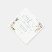 60周年記念 ゴールドハートローズの花束 スタンダードカクテルナプキン (角)