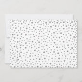 60周年記念 フォト シルバー ホワイト サプライズ 招待状 (裏面)