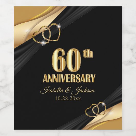 60周年記念 ワインラベル (シングルラベル)