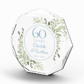 60周年記念 水彩の花と緑 フォトブロック (右)