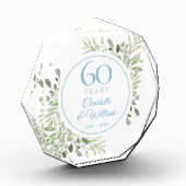 60周年記念 水彩の花と緑 フォトブロック (左)