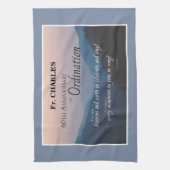 60周年調整のパーソナライズおめでとう キッチンタオル (縦)