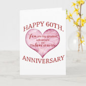 60周年 カード (黄色い花)