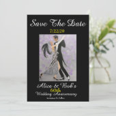 60周結婚年記念日/日付の保存 セーブザデート (スタンド正面)