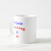 60喫煙をやめて下さい コーヒーマグカップ (正面左)