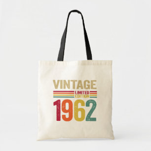 60年の古いギフトヴィンテージ1962-60誕生日ギフト トートバッグ