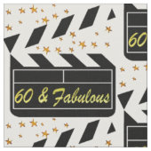 60年の映画スター ファブリック (クローズアップ)