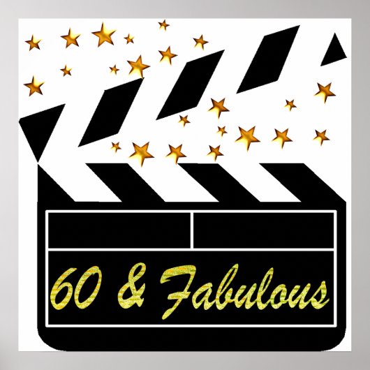60年の映画スター ポスター (正面)