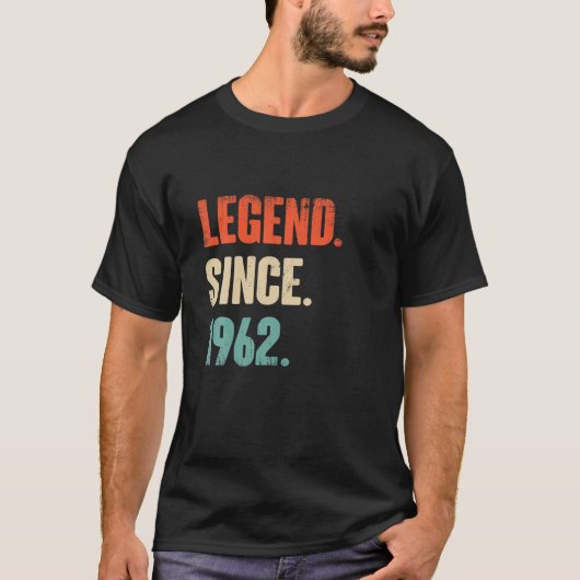 60年の誕生日ギフト男性の女性 – ヴィンテージ凡例S Tシャツ (正面)