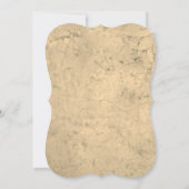 60年エレガント間のブドウ畑の水彩応援 招待状 (裏面)