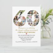 60年カスタム記念結婚会 招待状 (スタンド正面)