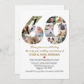 60年カスタム記念結婚会 招待状 (正面/裏面)