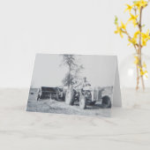 60年代に生きる カード (黄色い花)