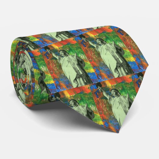 60年代のアメリカ自由絵画の女神 ネクタイ (ロール)