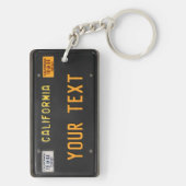 60年代のカリフォルニアLicensePlate キーホルダー (裏面)