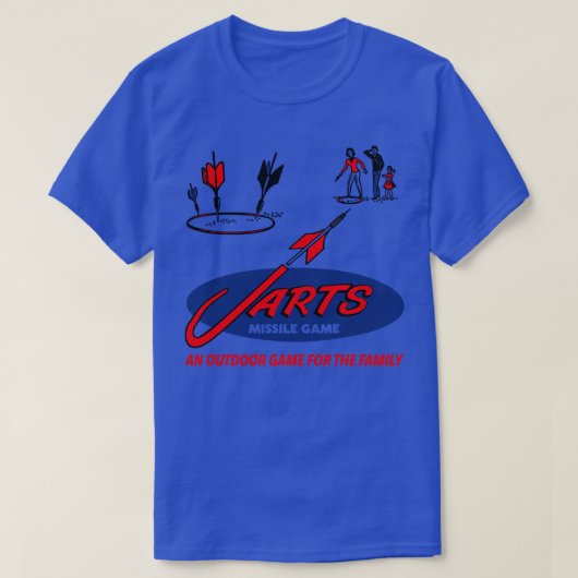 60年代のクラン・ジャアーツ・ミサイルゲーム Tシャツ (デザイン正面)