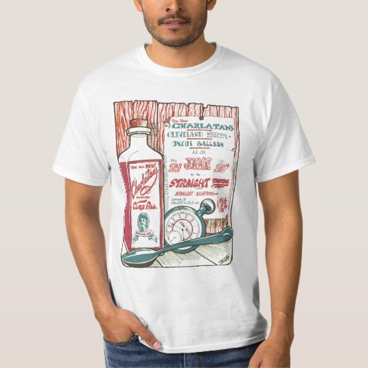 60年代のコンサートポスターシャツ Tシャツ (正面)