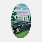 60年代のシボレーのトラック セラミックオーナメント (右)