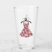 60年代のドレス タンブラーグラス (裏面)
