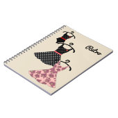 60年代のドレス ノートブック (左側)