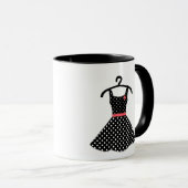 60年代のドレス マグカップ (正面右)