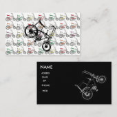 60年代のバイクの自転車クラシックなSCHWINNの名刺 名刺 (正面/裏面)