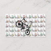 60年代のバイクの自転車クラシックなSCHWINNの名刺 名刺 (正面)