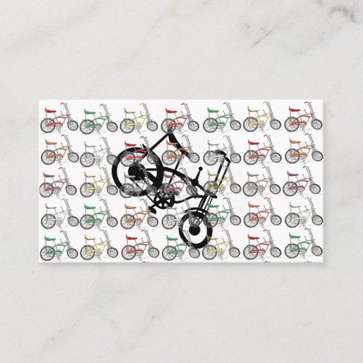 60年代のバイクの自転車クラシックなSCHWINNの名刺 名刺 (正面)