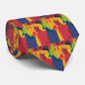 60年代のピーターマックススタイル自由の女神 ネクタイ (ロール)