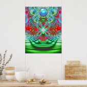 60年代のレインボードリームのポスター ポスター (キッチン)