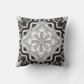 60年代のレトロなパターン クッション (裏面)