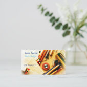 60年代のレトロの文房具 名刺 (スタンド正面)