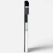 60年代の単色スタイリッシュパタストライプーンモノグラム Case-Mate iPhoneケース (裏面 / 右)