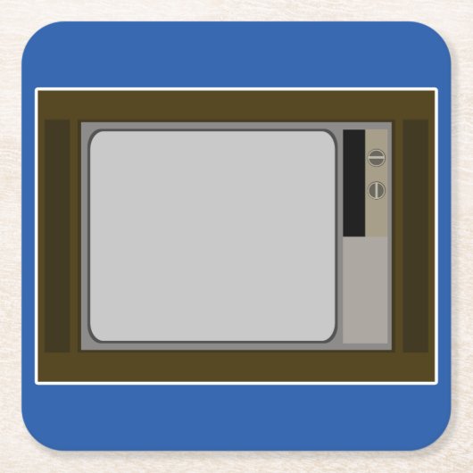 60年代の少し。 スクエアペーパーコースター (正面)